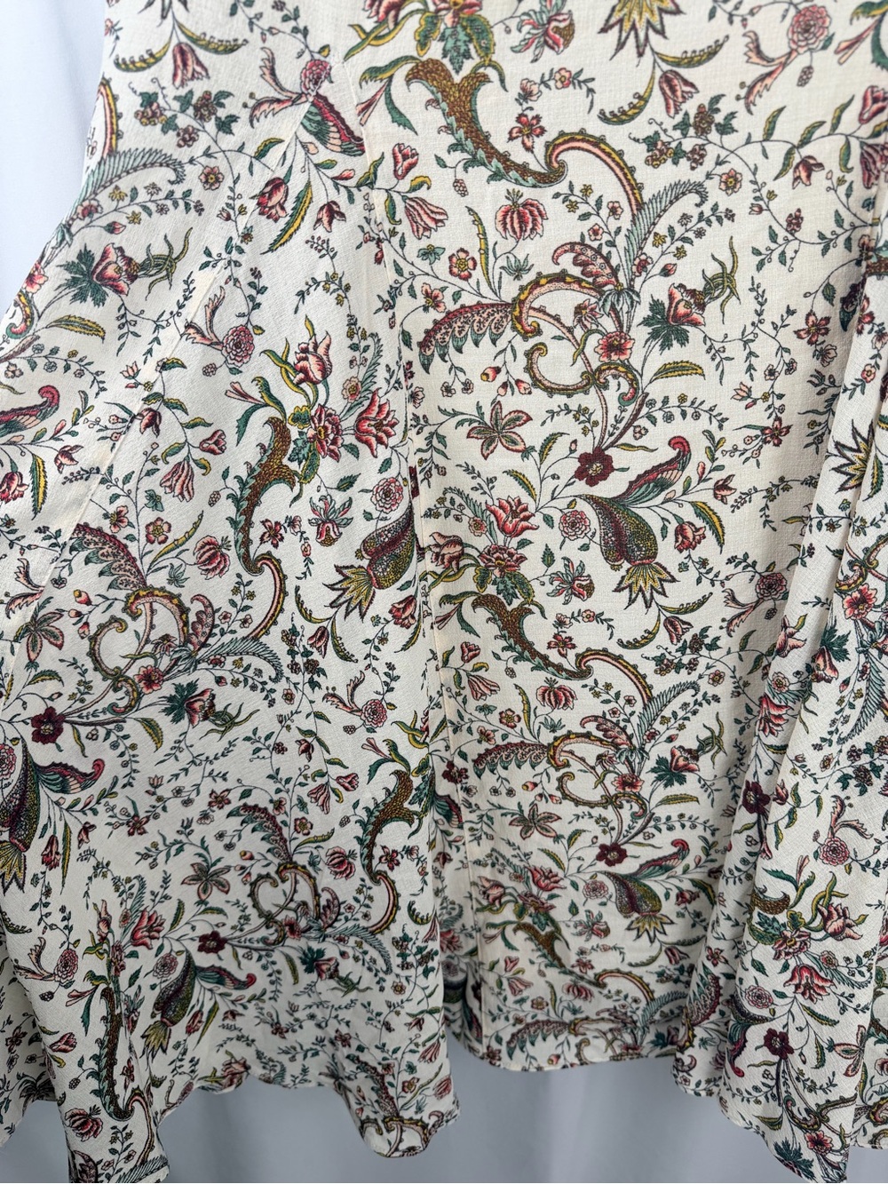 Max Studio London Floral Paisley Tiered Maxi Skirt – Size Large – NWT - Picture 8 of 11